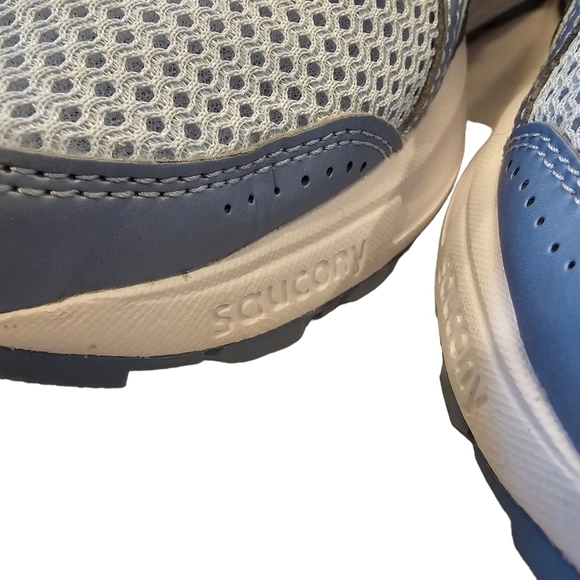 Saucony Grid Cohesion 11 Blue Low Lace Up Womens Running Trainers S10420, Size 8 - Picture 5 of 13